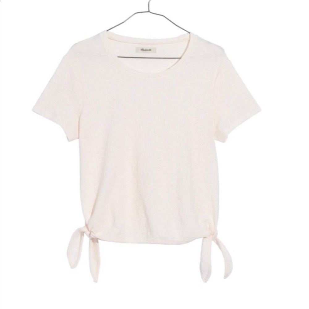 Madewell Gray Tie bottom Shirt